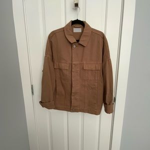 OAK + FORT Caramel Unisex Denim Jacket